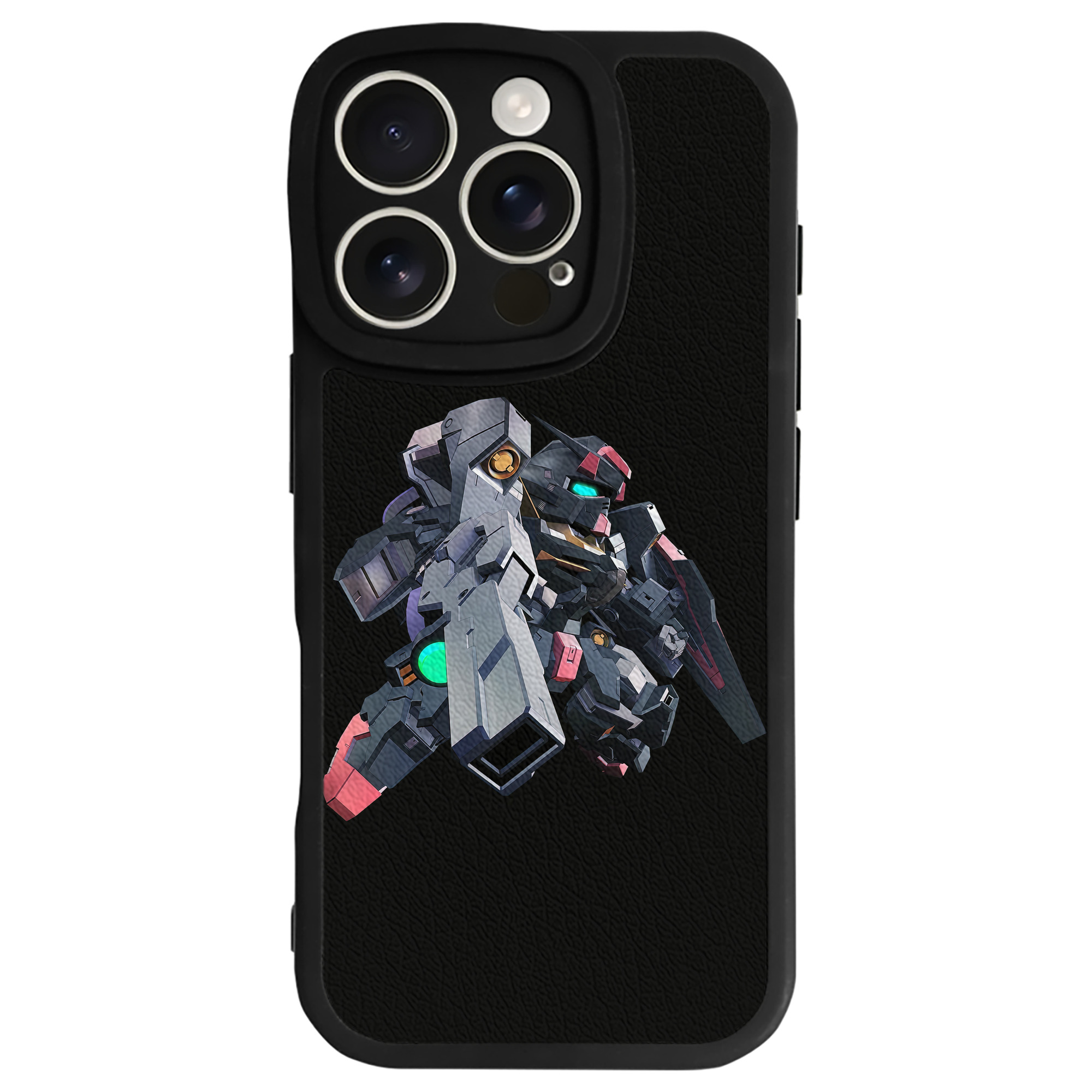 （画像用） 機動戦士ガンダム Mobile Suit Gundam 【iPhone 16シリーズ対応】シリコンスマホケース（レザー調） 材質：シリコン